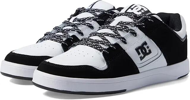 DC Cure Casual Low Top Skate Shoes Sneakers (White/Black/Carbon) Men's Shoes Cover