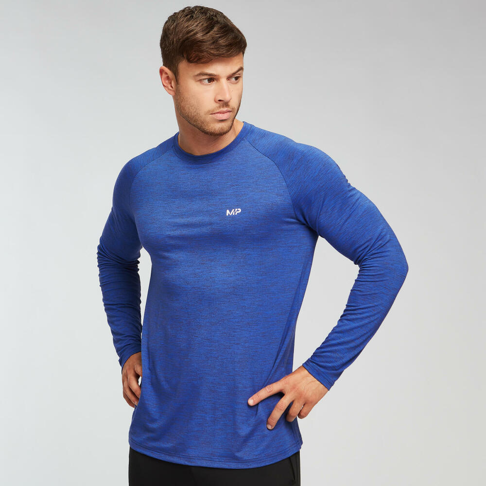 MP Men's Performance Long Sleeve T-Shirt - Cobalt/Black Cover