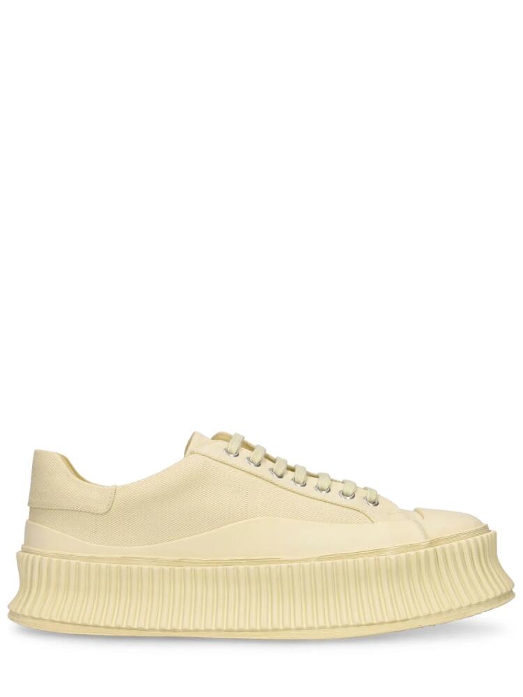 JIL SANDER 40mm Vulcanized Canvas Sneakers Cover