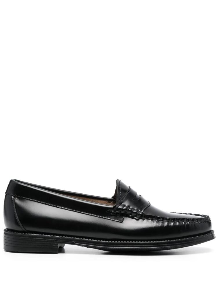 G.H. Bass & Co. round-toe leather loafers - Black Cover