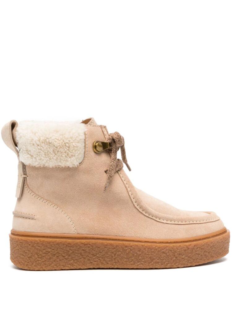 See by Chloé Jille suede ankle boots - Neutrals Cover