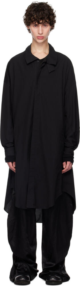 Julius Black High Neck Shirt Cover