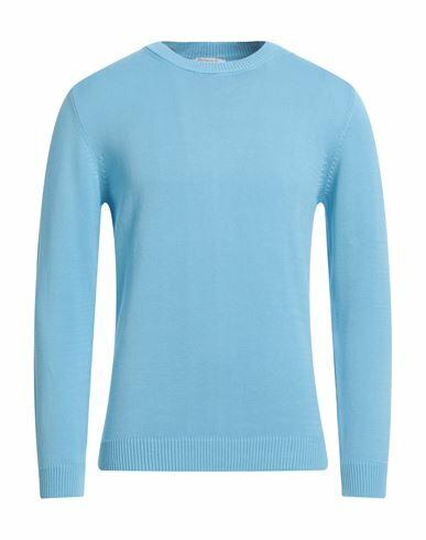 Bellwood Man Sweater Light blue Cotton Cover