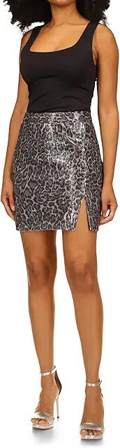 MICHAEL Michael Kors Sequin Miniskirt (Malachite) Women's Skirt Cover