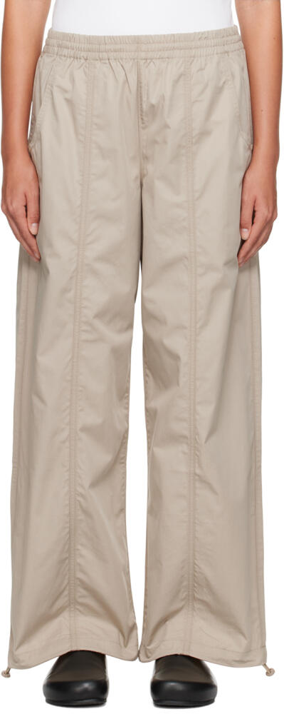 AGOLDE Beige Dakota Trousers Cover