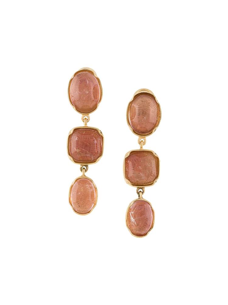 Goossens Three Cabochons earrings - Pink Cover