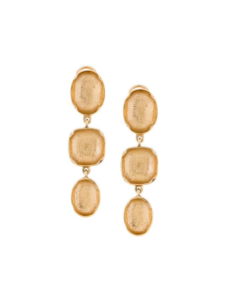 Goossens Three Cabochons clip earrings - Gold Cover