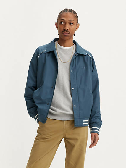 Levi's Laydown Collar Raglan Varsity Jacket - Men's Cover