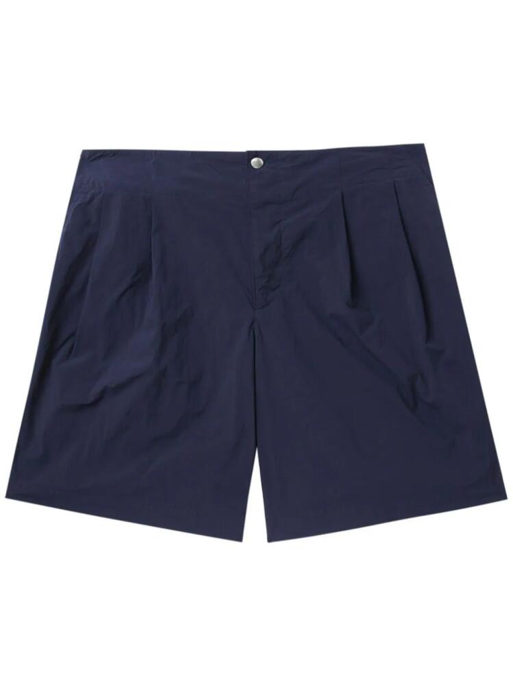 Kolor pleated tailored shorts - Blue Cover