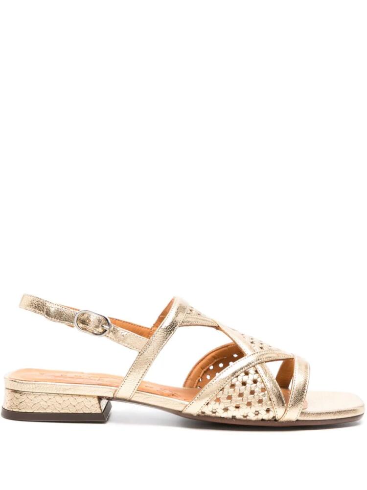 Chie Mihara Tassi leather sandals - Gold Cover