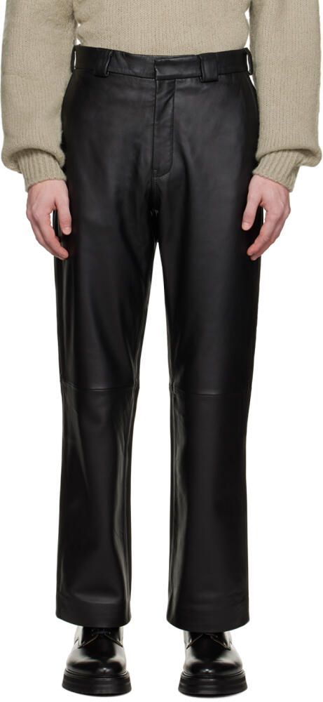 Won Hundred Black Jayden Leather Pants Cover