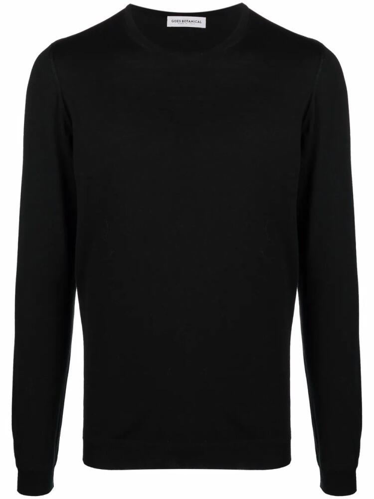 GOES BOTANICAL crew-neck knit jumper - Black Cover