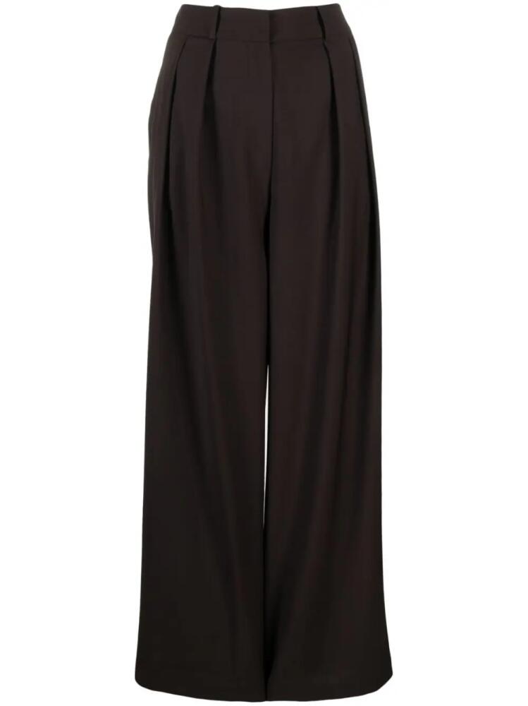 The Frankie Shop Ripley pleated tailored trousers - Brown Cover