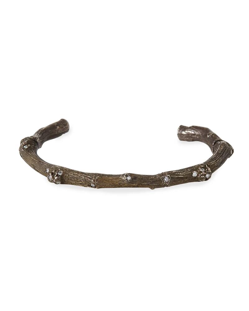 K Brunini Large Twig Cuff w/ Diamonds Cover