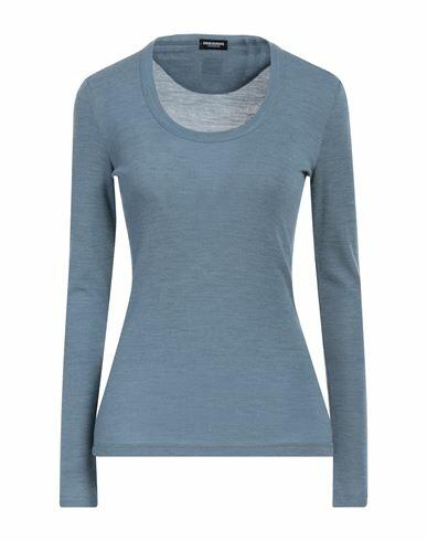 Dsquared2 Woman Undershirt Slate blue Wool, Polyamide Cover