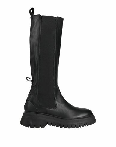 Janet & Janet Woman Boot Black Soft Leather Cover