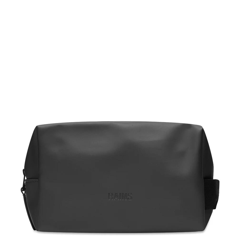 Rains Men's Wash Bag Small in Black Cover