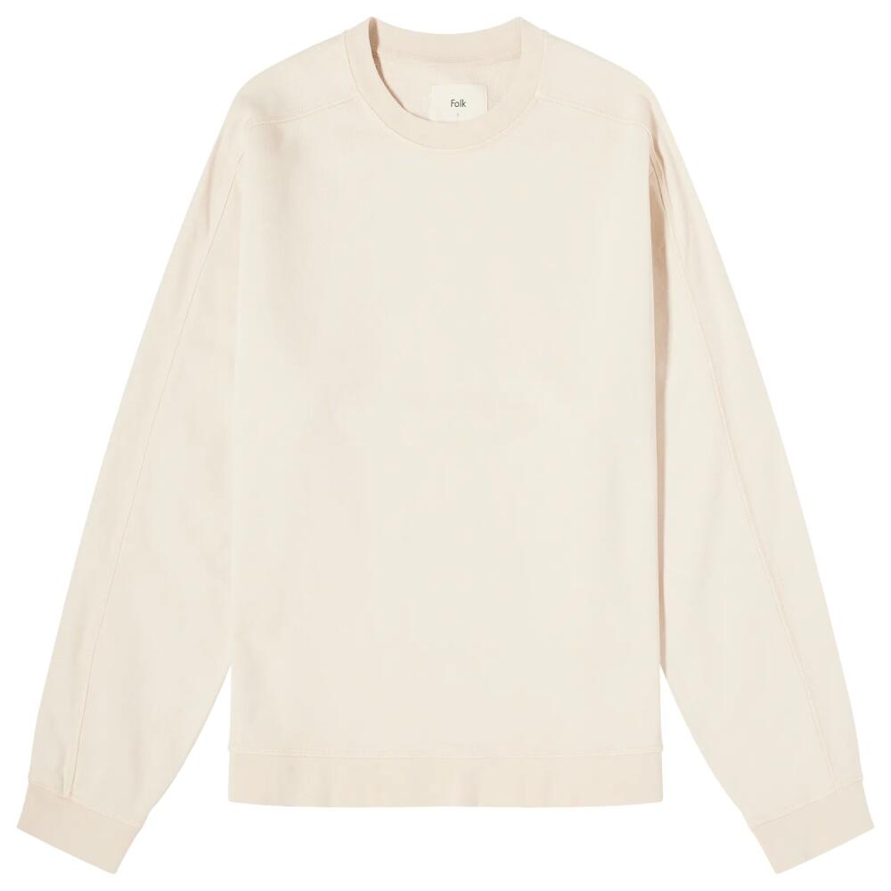 Folk Men's Prism Crew Sweat in Soft Pink Cover