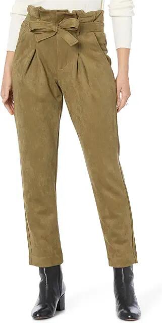 DKNY Trousers with Tie Waist (Olive) Women's Clothing Cover