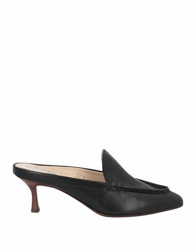 Tod's Woman Mules & Clogs Black Leather Cover