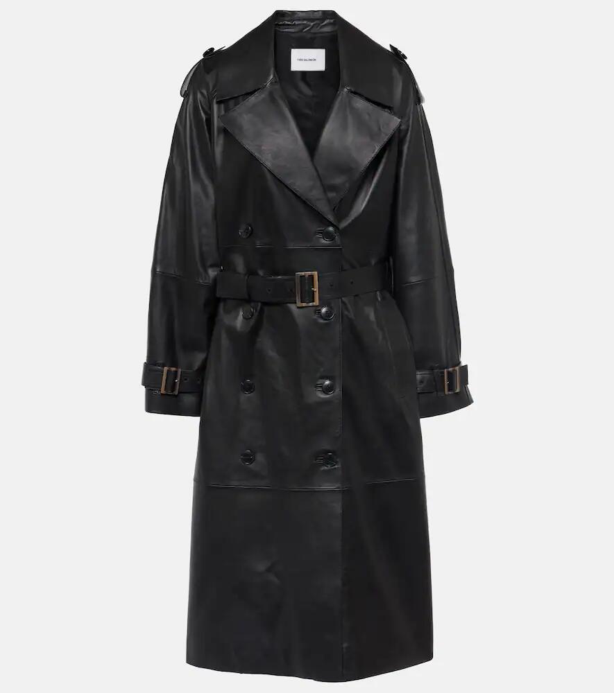 Yves Salomon Leather trench coat Cover