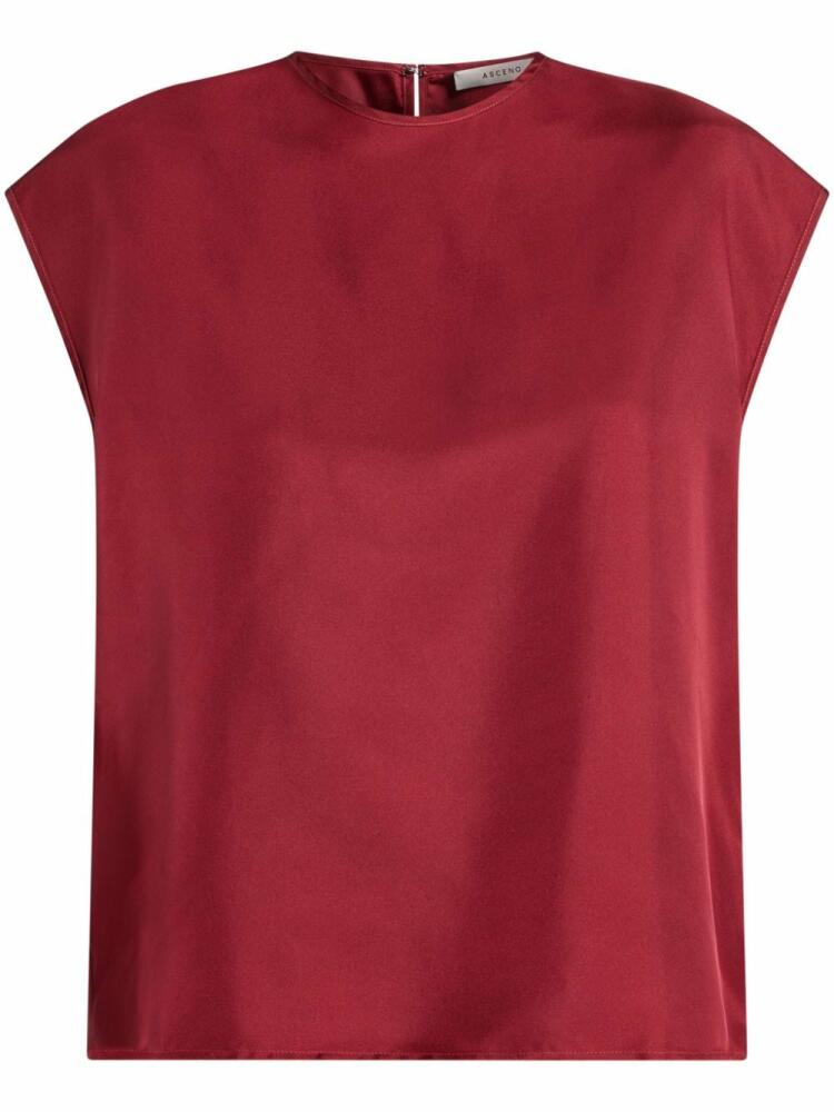 Asceno silk blouse - Red Cover