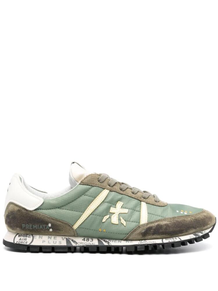 Premiata Sean low-top sneakers - Green Cover