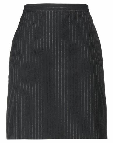 Alexander Mcqueen Woman Mini skirt Black Virgin Wool Cover