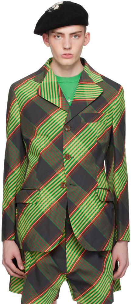 Vivienne Westwood Brown & Green Wreck Blazer Cover