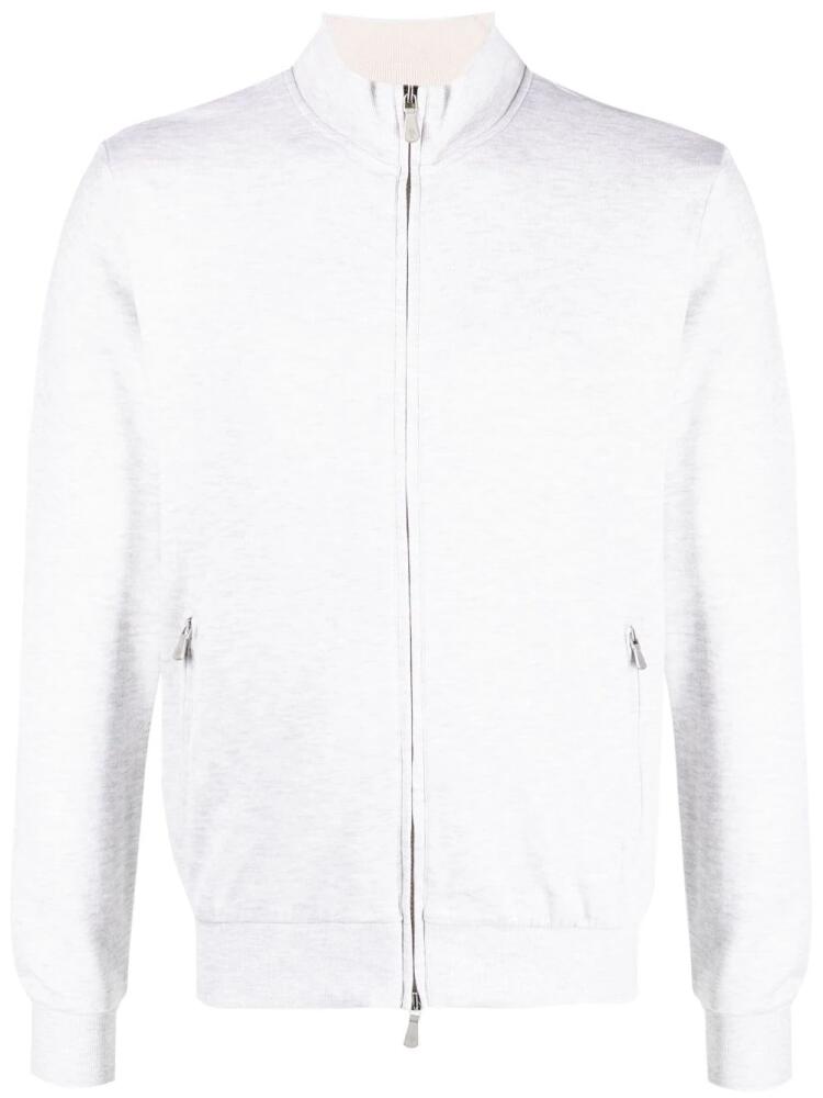 Eleventy jersey zip-up sweatshirt - Grey Cover