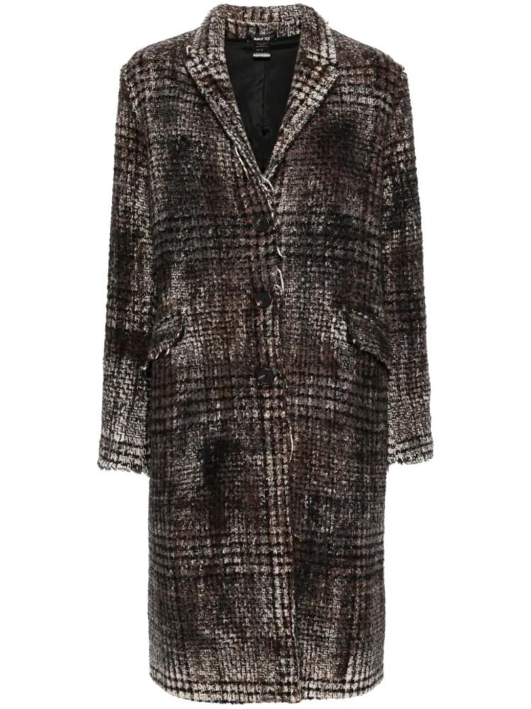 Avant Toi Principe di Galles-pattern coat - Brown Cover