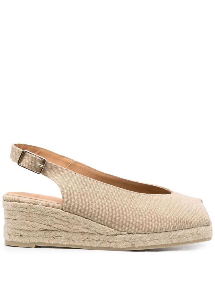 Castañer Dosalia slingback wedge espadrilles - Neutrals Cover