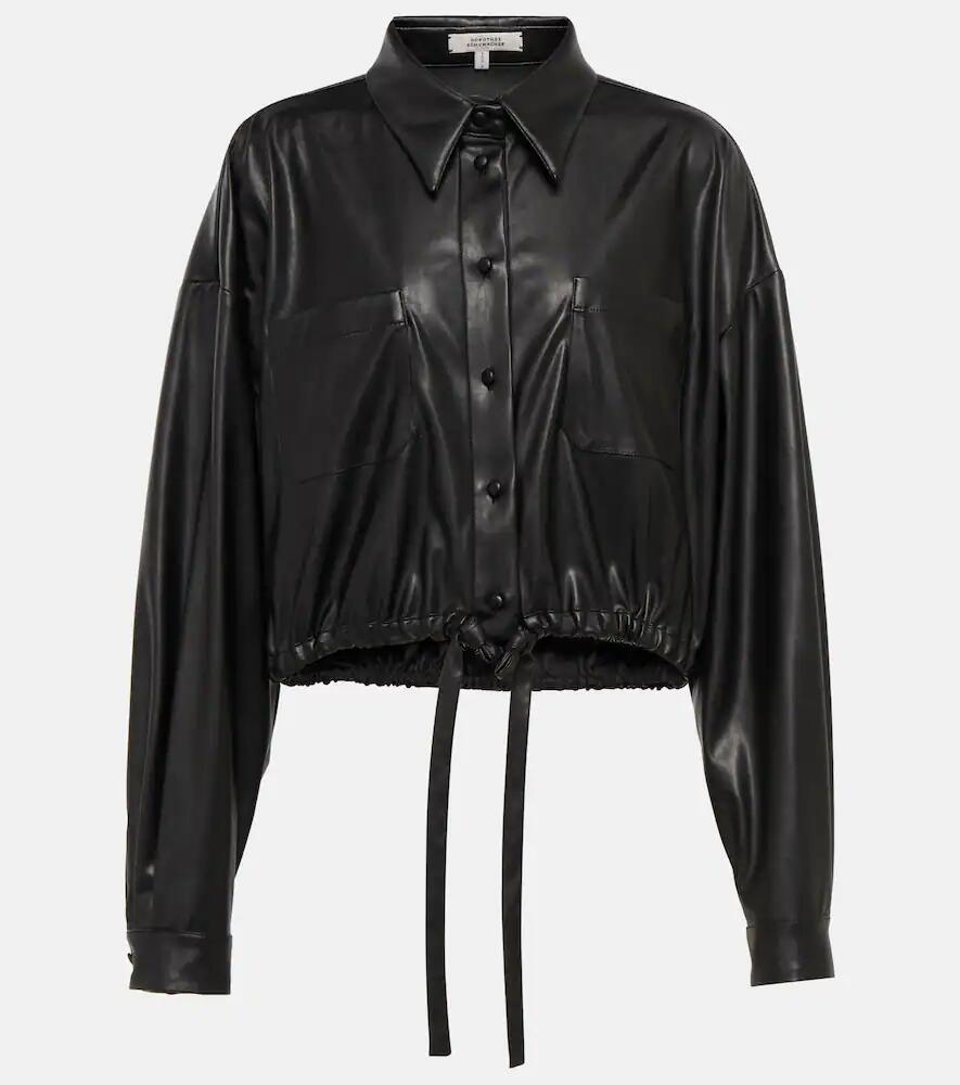 Dorothee Schumacher Sleek Comfort faux leather shirt Cover