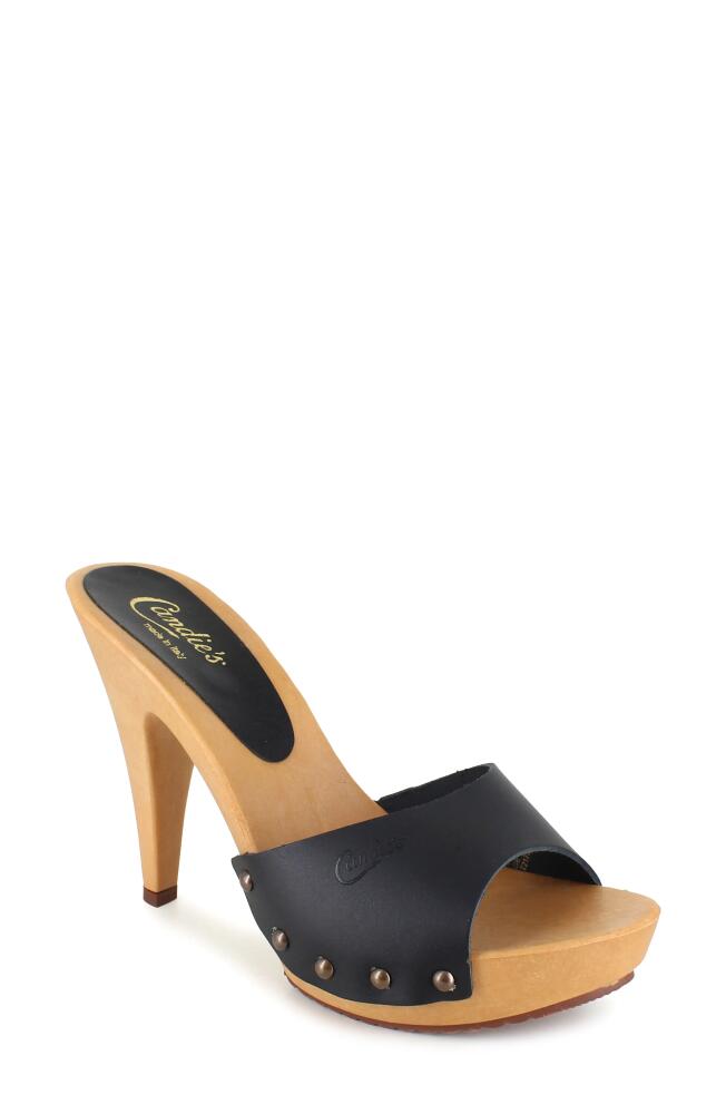 Candie's Viviana Slide Sandal in Black Cover