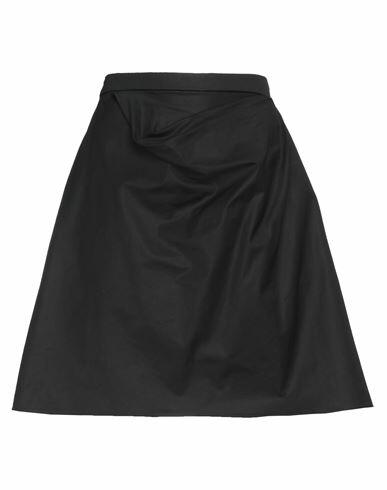 Alexander Mcqueen Woman Mini skirt Black Cotton Cover