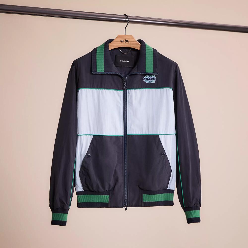 Coach Restored Colorblock Mashup Windbreaker In Recycled Nylon Cover