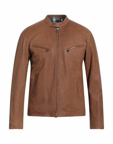 Stewart Man Jacket Brown Soft Leather Cover