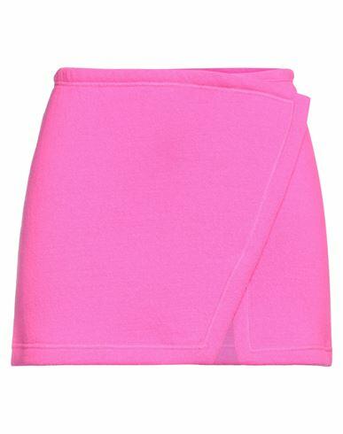 N°21 Woman Mini skirt Fuchsia Wool, Cashmere, Polyamide Cover