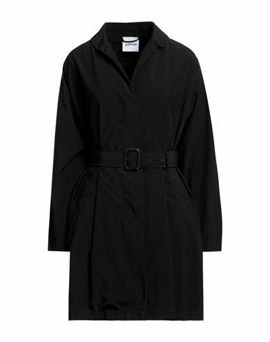 Aspesi Woman Overcoat & Trench Coat Black Polyester, Polyamide Cover