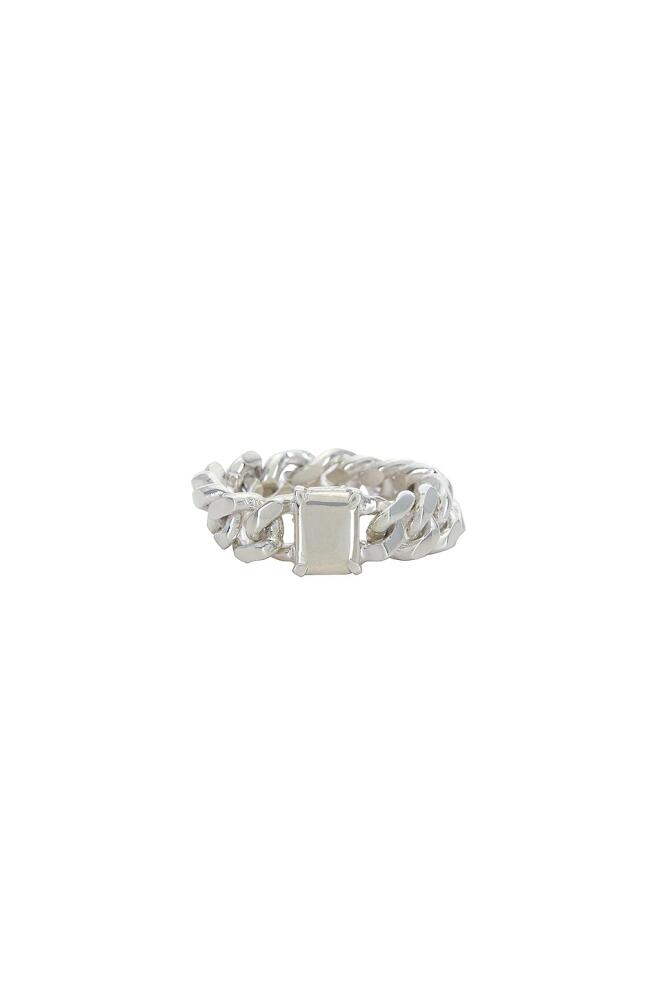 Martine Ali 925 Silver Anita Stone Ring in Metallic Silver Cover