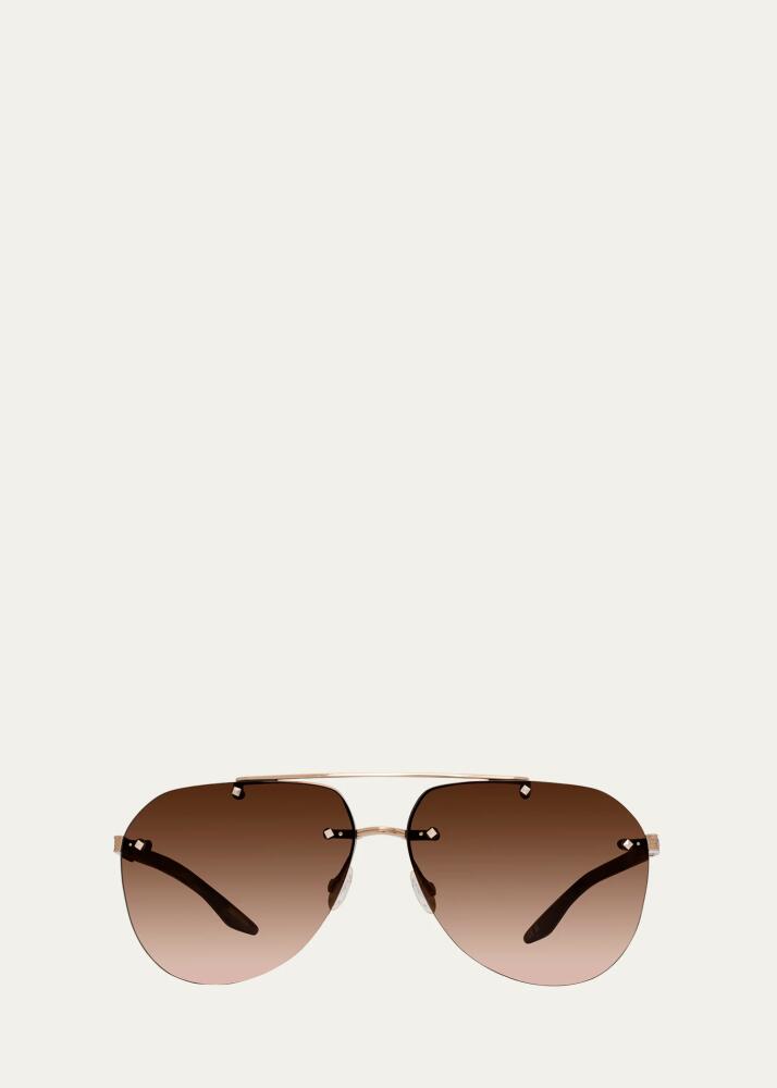 Barton Perreira Jean Zyl & Metal Aviator Sunglasses Cover