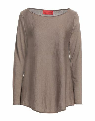 Wild Cashmere Woman Sweater Khaki Silk, Cashmere Cover