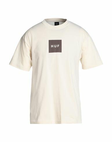 Huf Man T-shirt Beige Cotton Cover