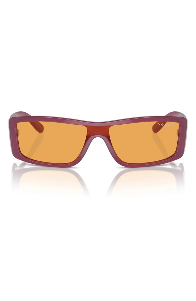 VOGUE 22mm Rectangular Sunglasses in Opal Violet Cover