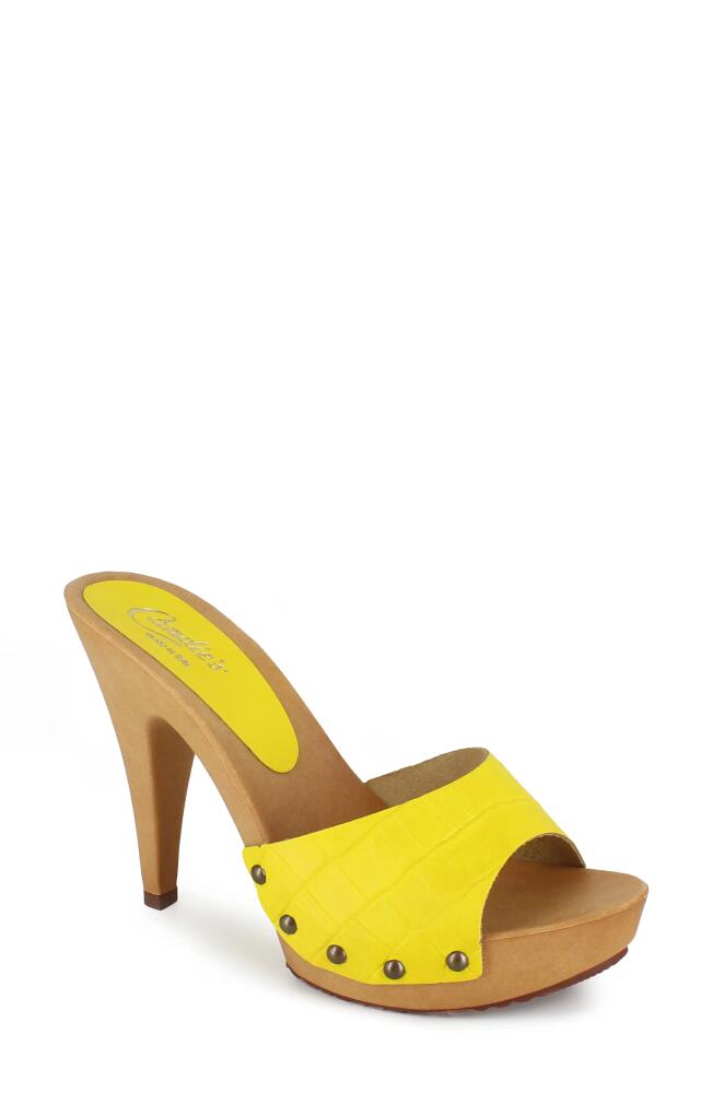 Candie's Viviana Slide Sandal in Yellow Cover