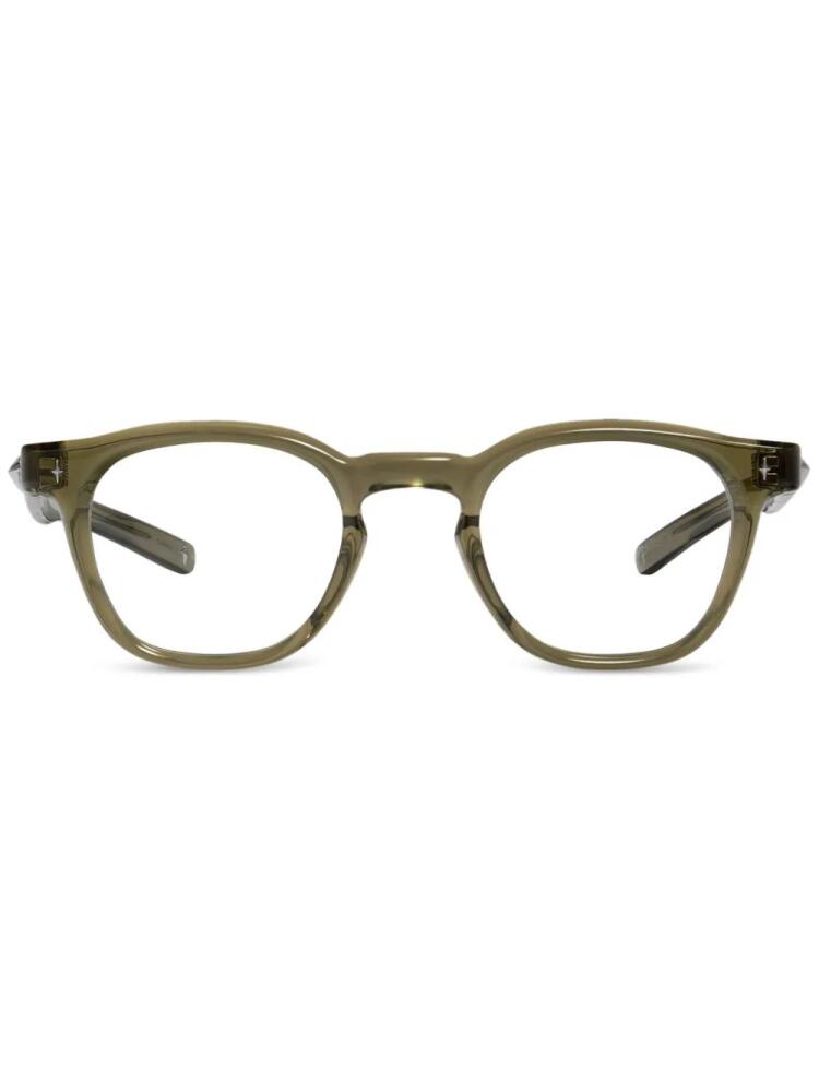 Gentle Monster Vonzo Kc1 square-frame glasses - Green Cover