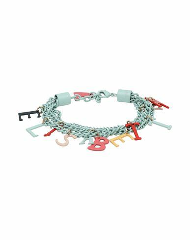 Elisabetta Franchi Woman Bracelet Sky blue Metal Cover