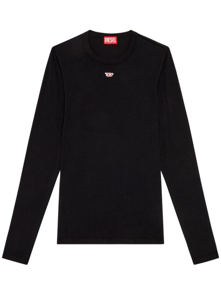 Diesel D-Ribber long-sleeved T-shirt - Black Cover