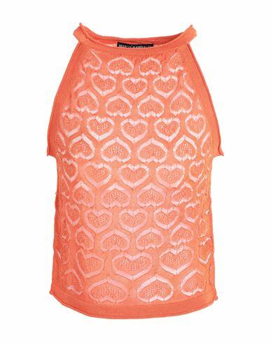 Marco Rambaldi Woman Top Orange Viscose, Polyamide Cover