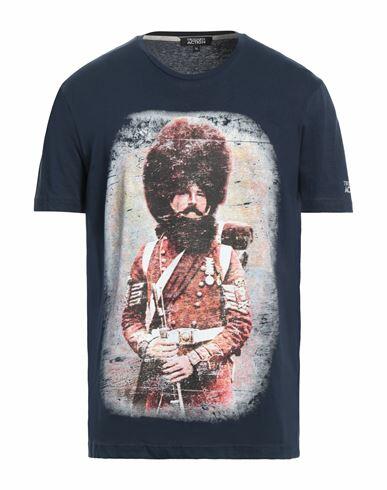 Trussardi Action Man T-shirt Midnight blue Cotton Cover